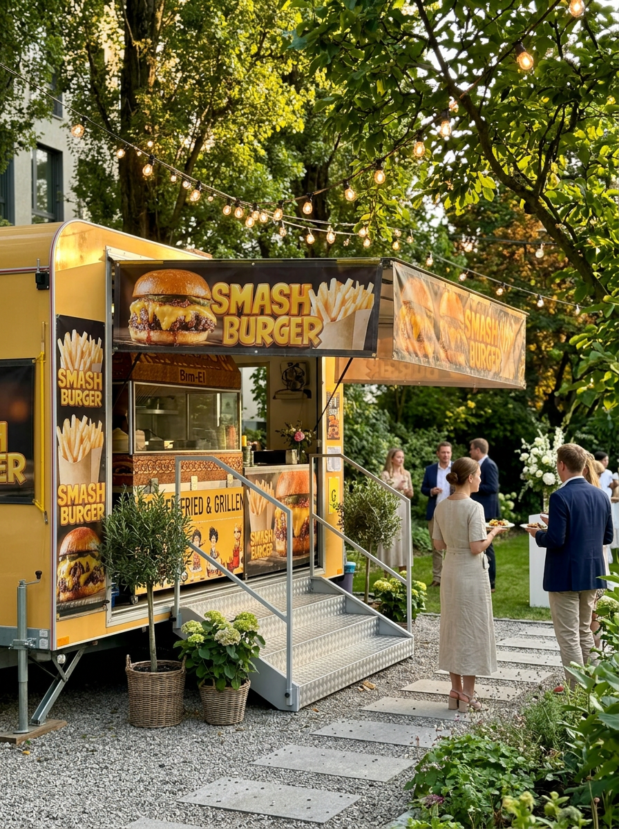 Hochzeit oder private Feier – Golden Grill unterwegs